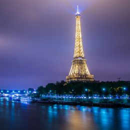 PARIS - JULY 12, 2013: Eiffel Tower on July 12, 2013 in Paris. Eiffel tower is one the most popular attractions in Paris